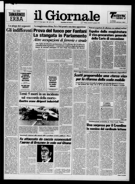 Il giornale : quotidiano del mattino